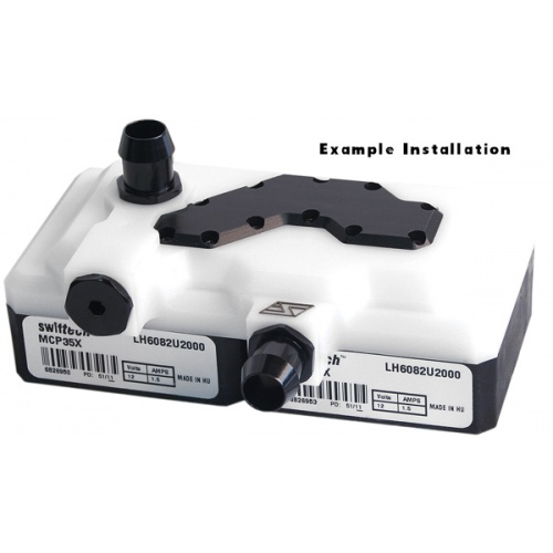 Swiftech MCP35X2WT Dual Laing DDC Pump top - White