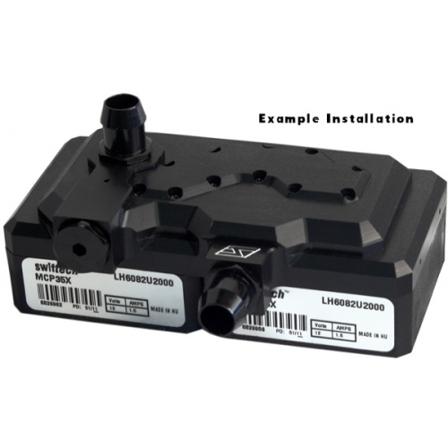 Swiftech MCP35X2BK Dual Laing DDC Pump top - Black