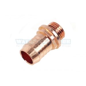 Alphacool 13mm (1/2) barbed fitting G1/4 with O-Ring FatBoy - Shiny Copper