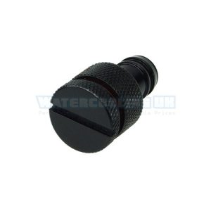 Enzotech BNPH-ID3/8-G14 G1/4 - 3/8 (10mm) Knurled Barb / Inc Blank Matt Black
