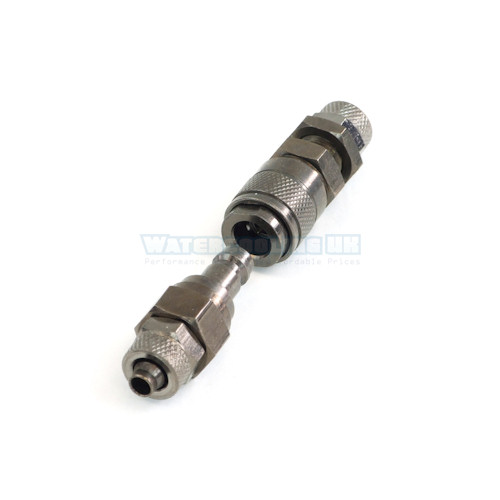 Airpressure Quick Coupling Kit Schott 8/6mm - Black Nickel