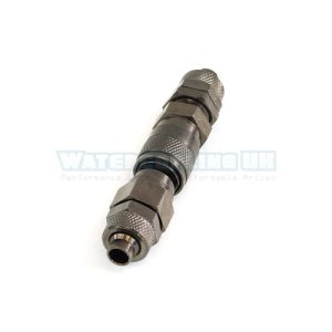 Airpressure Quick Coupling Kit 10/8mm With Bulkhead Fitting - Black Nickel
