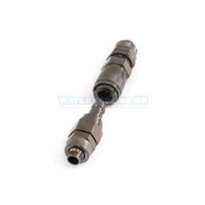 Airpressure Quick Coupling Kit 10/8mm With Bulkhead Fitting - Black Nickel