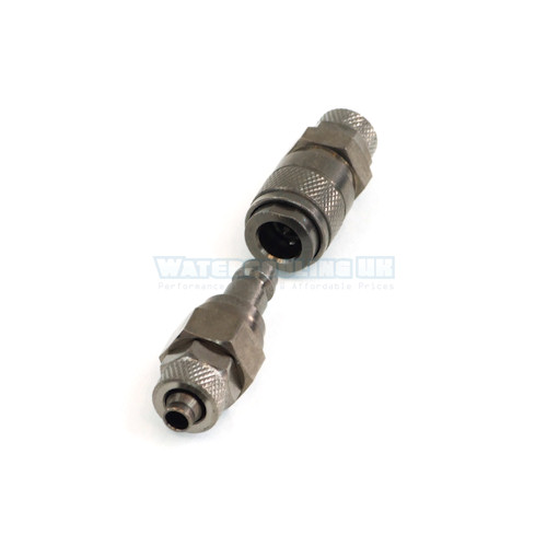 Airpressure Qquick Coupling Kit 8/6mm - Black Nickel