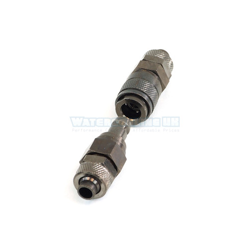 Airpressure Quick Coupling Kit 10/8mm - Black Nickel
