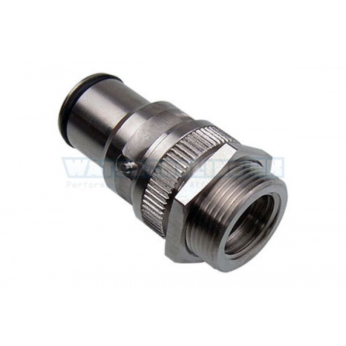Koolance Quick Release Connector Bulkhead G1/4 Male (High Flow) - VL3N