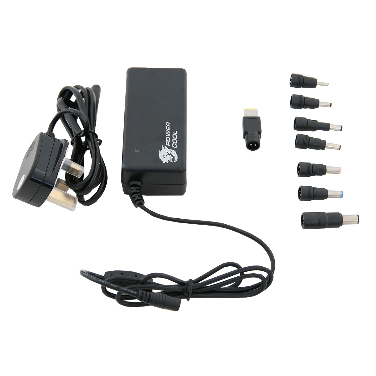 Compact Computer Ac Adapter Powercool 65W 19V 3.42A Universal Laptop AC Adapter With 8 TIPS ...