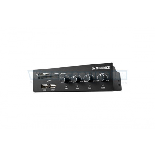 Xilence 5.25 Fan Controller and Function Panel - Black