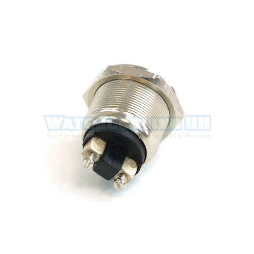 Vandalism-Proof Push-Button 19mm - Flat - Silver Nickel Coated, Without Lighting