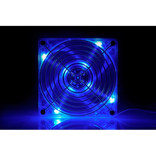 WCUK X-Fan Blue 4 LED Bundle (3-Pack) ( 120x120x25mm )