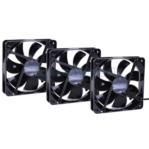 Phobya G-Silent 12 2000rpm Black Silent Edition (3xFan Pack)