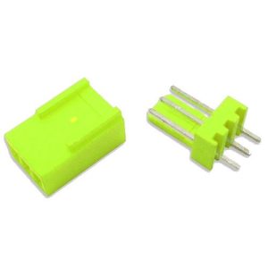 Mod/Smart 3pin Male and Female Fan Molex Pack - UV Green