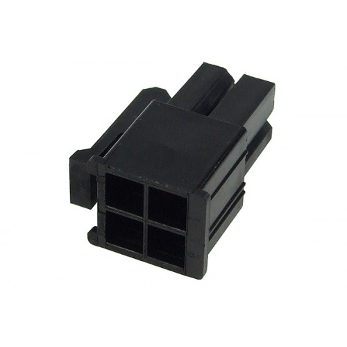 Pin 4 Mod Mod/Smart 4pin P4 ATX Connetor Plug - Black - Watercooling UK