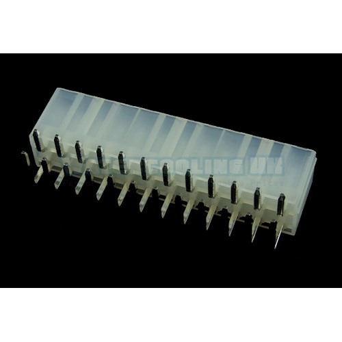 Mod/Smart ATX Power Connector 24Pin with MB Plug - White
