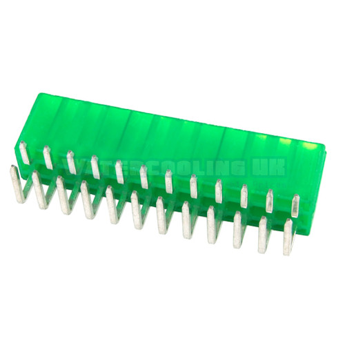Mod/Smart ATX Power Connector 24Pin with MB Plug - UV Green