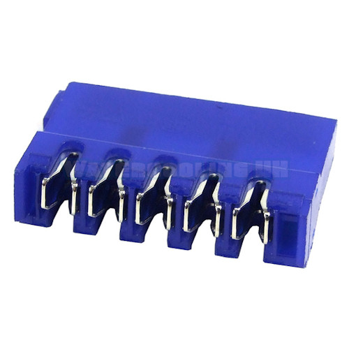 Mod/smart SATA Power Connector 90- 16Pin plug - UV-reactive blue