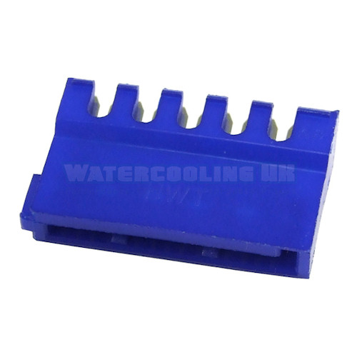 Mod/smart SATA Power Connector 90- 16Pin plug - UV-reactive blue
