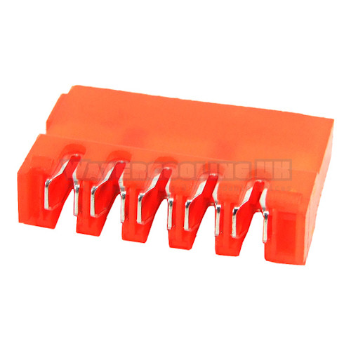 Mod/smart SATA Power Connector 90- 16Pin plug - UV Brite Orange