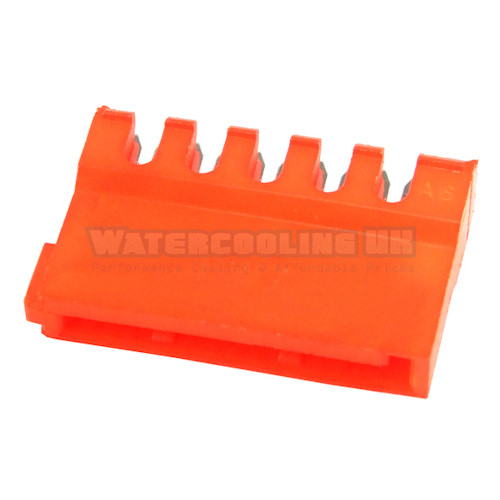 Mod/smart SATA Power Connector 90- 16Pin plug - UV Brite Orange