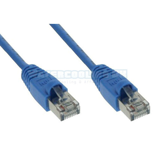Patch cord, S-FTP, Cat. 5e, blue, 3m