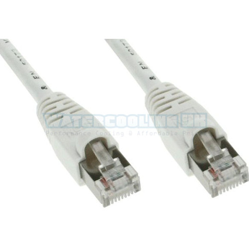 Patch Cord, S-FTP, Cat. 5e, White, 1m