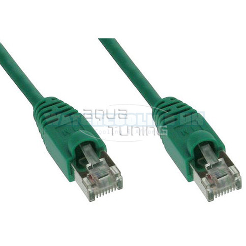Patch Cable, S-FTP, Cat.5e, Green, 0,25m