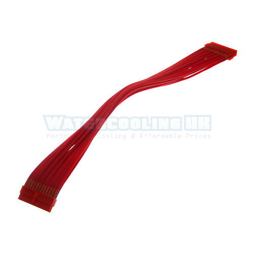 mod/smart Kobra SS 24pin Motherboard Power extension - UV Red - 60cm