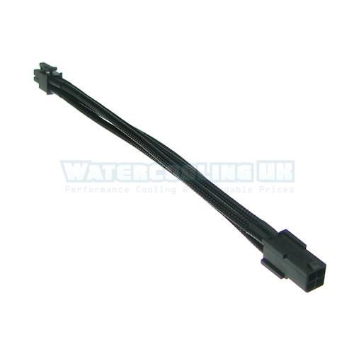 Mod/Smart Kobra SS Cables 4pin P4 extension - Black - 20cm