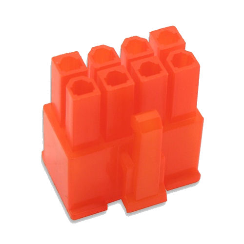 8 Pin Female ATX Power Connector – UV Orange