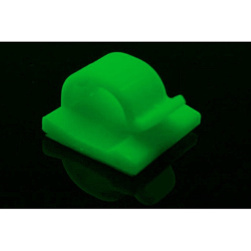 mod/smart Wire Saddle 1/2 in.Clip Style- UV Green