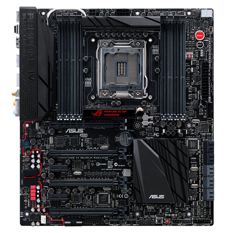 ASUS Rampage IV Black Edition, Intel X79 Motherboard - Socket 2011