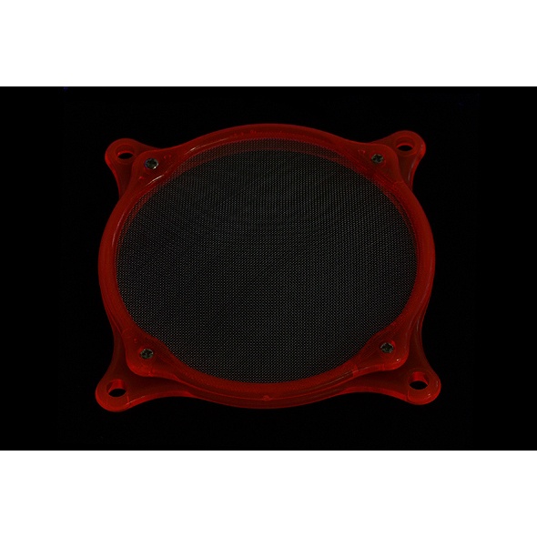 Air Filter Mesh 92mm UV Red Frame