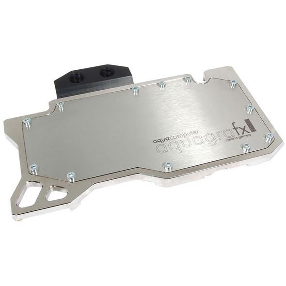 Aqua Computer aquagraFX for GTX 580 and GTX 570 (GF110) G1/4 -  nickel-plated
