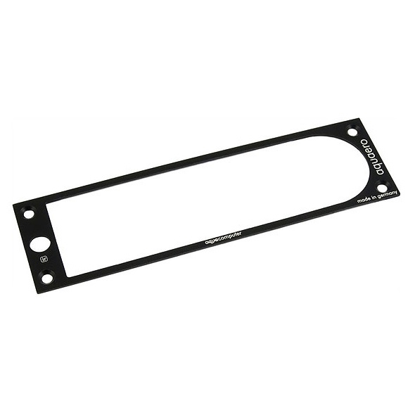 Aqua Computer front bezel for aquaero 5 XT aluminum black
