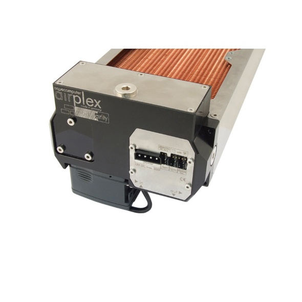 Aquacomputer Airplex Modularity 420 mm, Copper Fins, Compact 600, SS Panels
