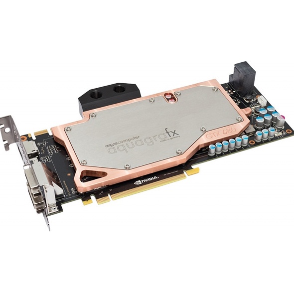 Aquacomputer GeForce GTX 680, 2GB GDDR5 with Fitted aquagraFX for GTX 680