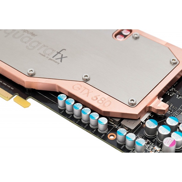 Aquacomputer GeForce GTX 680, 2GB GDDR5 with Fitted aquagraFX for GTX 680