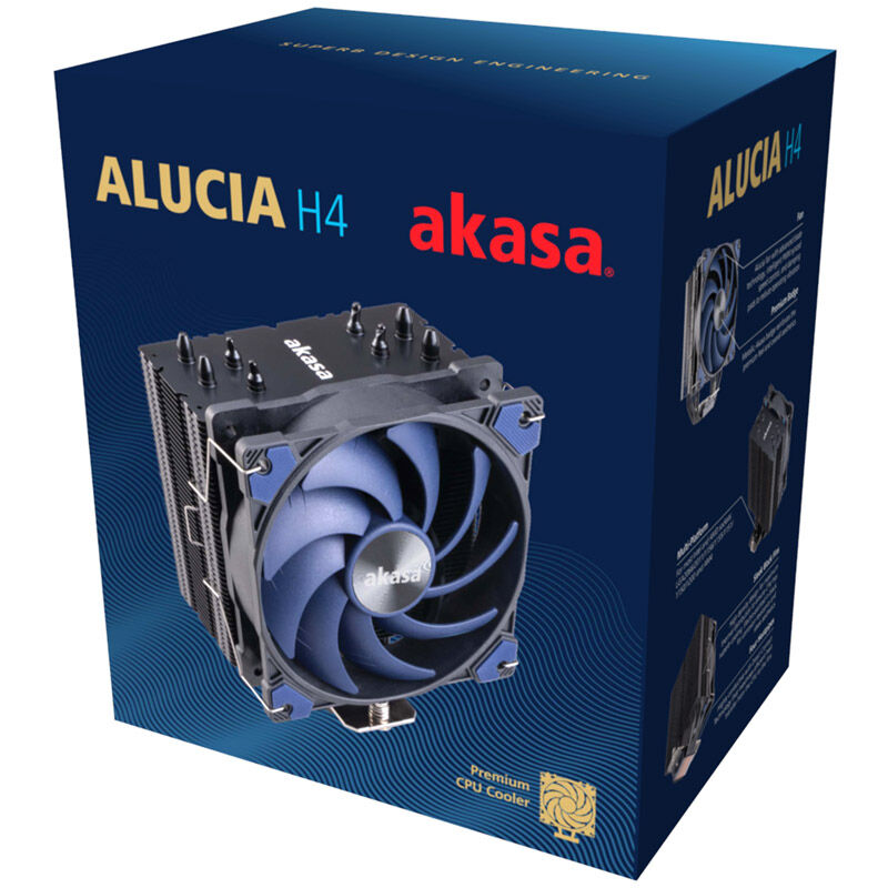 Akasa Alucia H4 High Performance CPU Cooler, 120mm : image 6