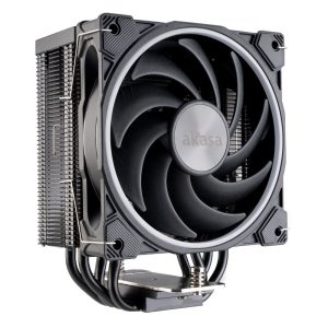 Akasa SOHO H4 plus CPU cooler, ARGB - 120mm