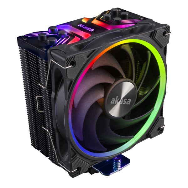Akasa SOHO H4 plus CPU cooler, ARGB – 120mm