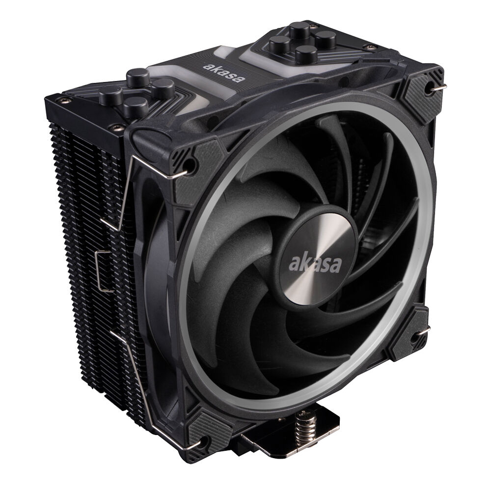 Akasa SOHO H4 plus CPU cooler, ARGB - 120mm