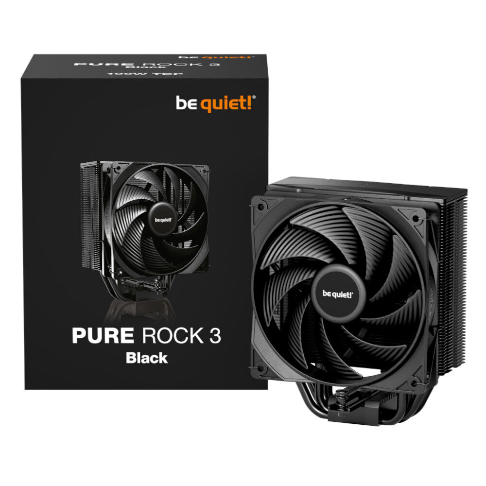 be quiet! Pure Rock 3 CPU cooler - 120mm, black