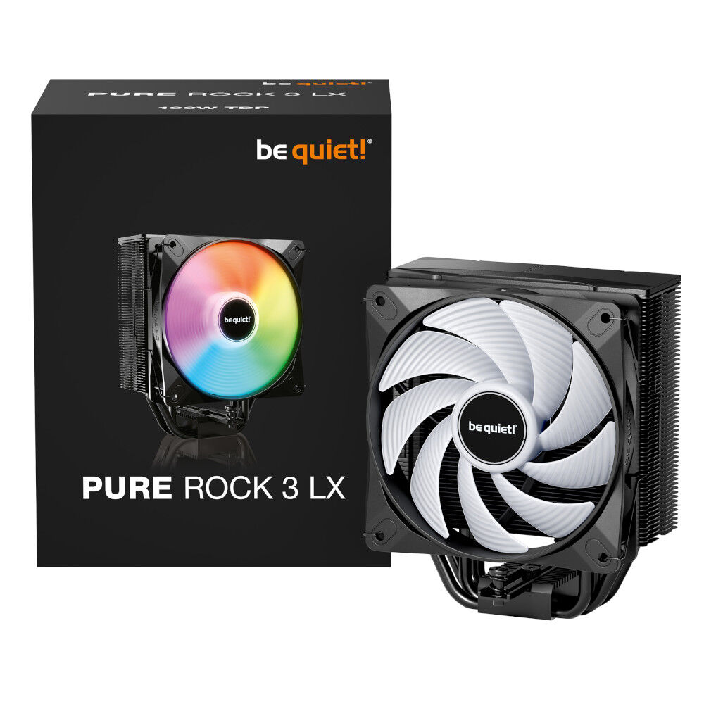 be quiet! Pure Rock 3 LX CPU cooler - 120mm, black