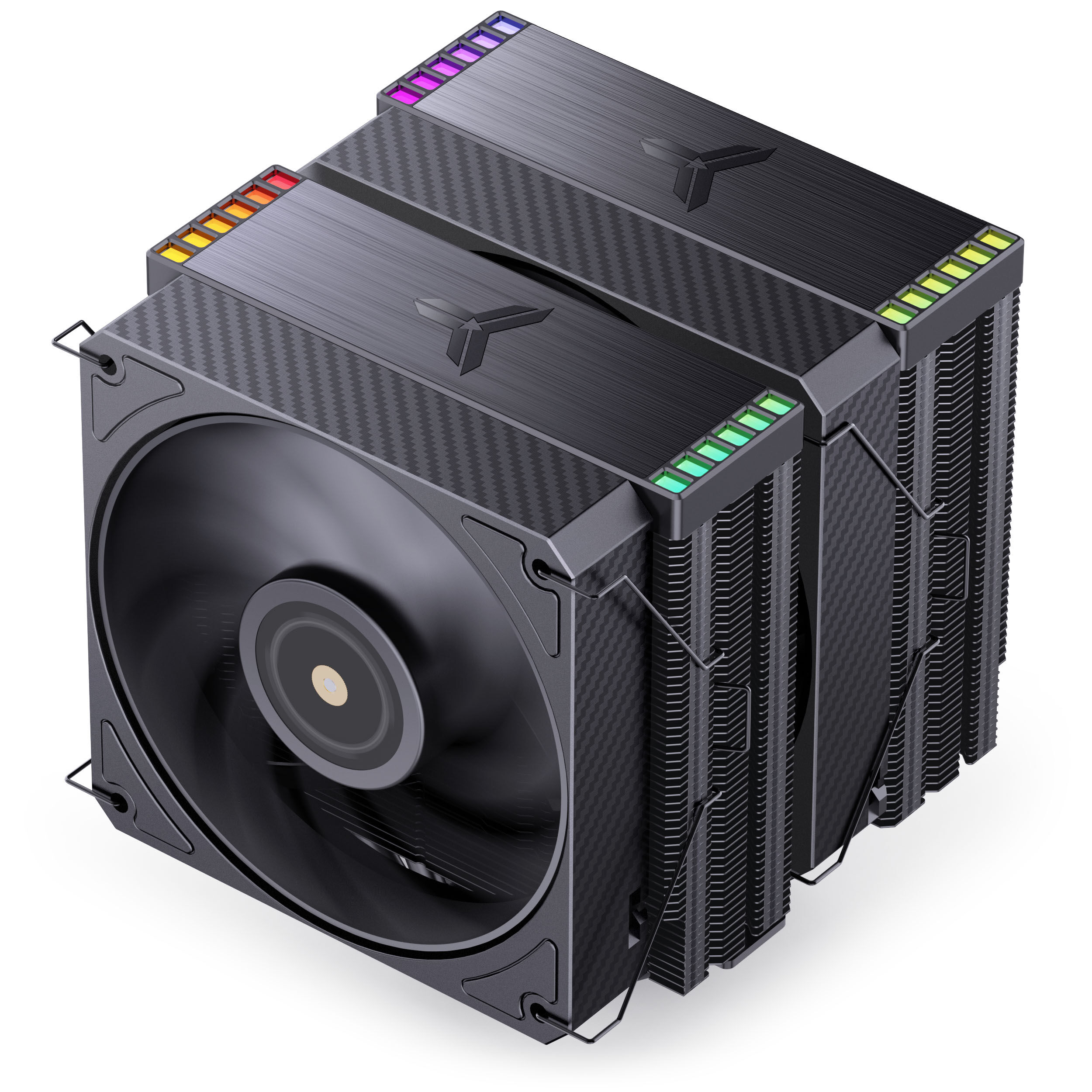 Jonsbo HX6280 CPU cooler, PWM, RGB - 130mm, black