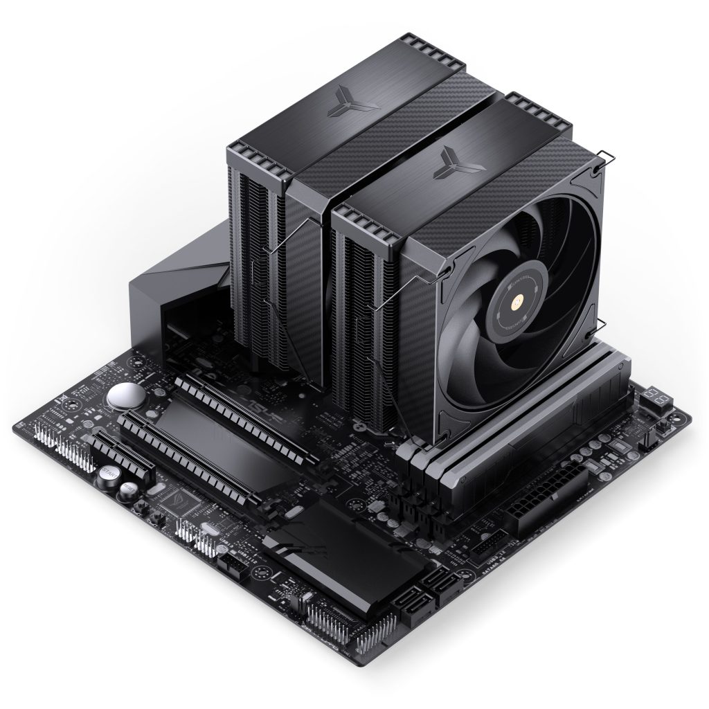Jonsbo HX6280 CPU cooler, PWM, RGB - 130mm, black