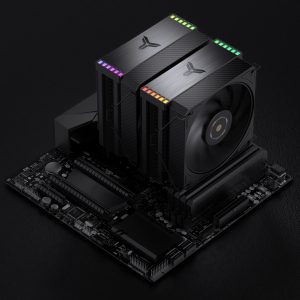 Jonsbo HX6280 CPU cooler, PWM, RGB - 130mm, black