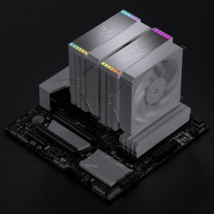 Jonsbo HX6280 CPU cooler, PWM, RGB - 130mm, white : image 14