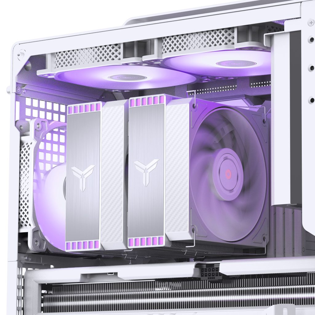 Jonsbo HX6280 CPU cooler, PWM, RGB - 130mm, white : image 13