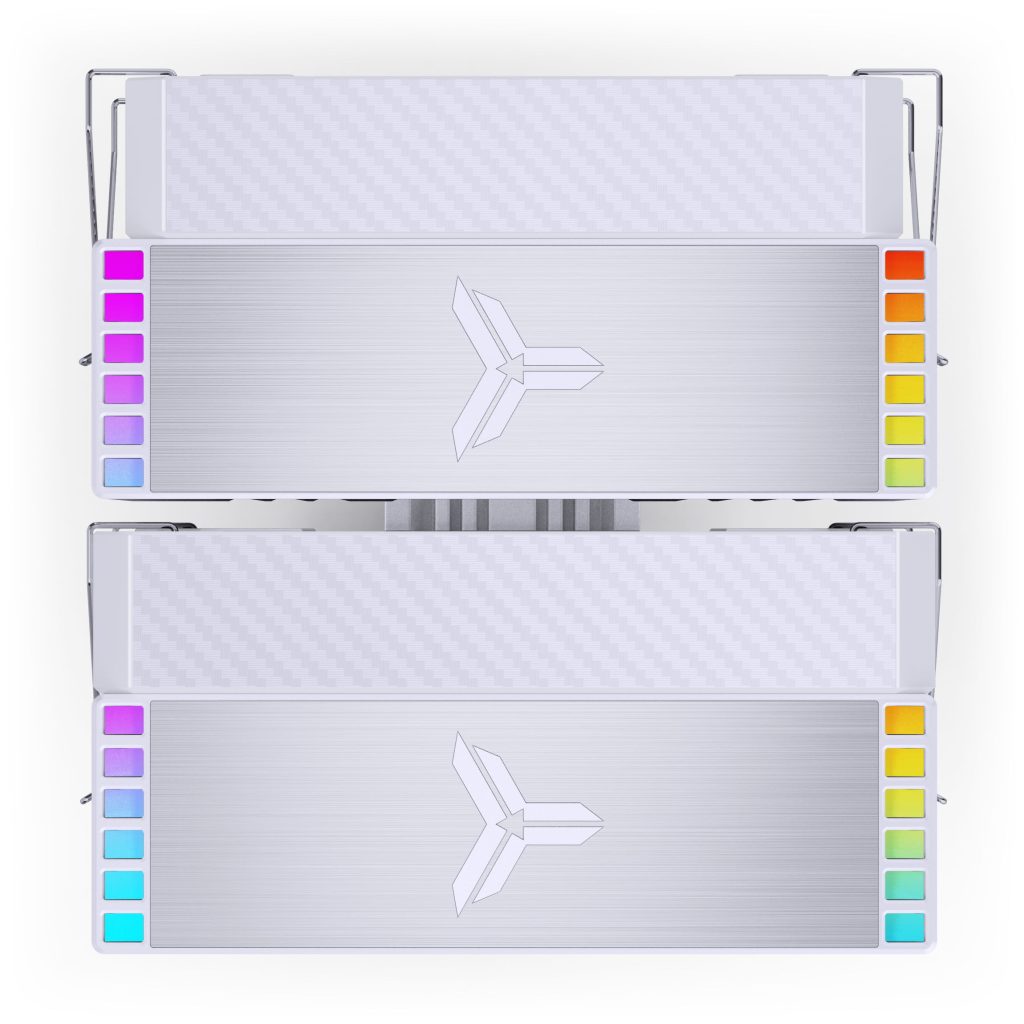 Jonsbo HX6280 CPU cooler, PWM, RGB - 130mm, white : image 9