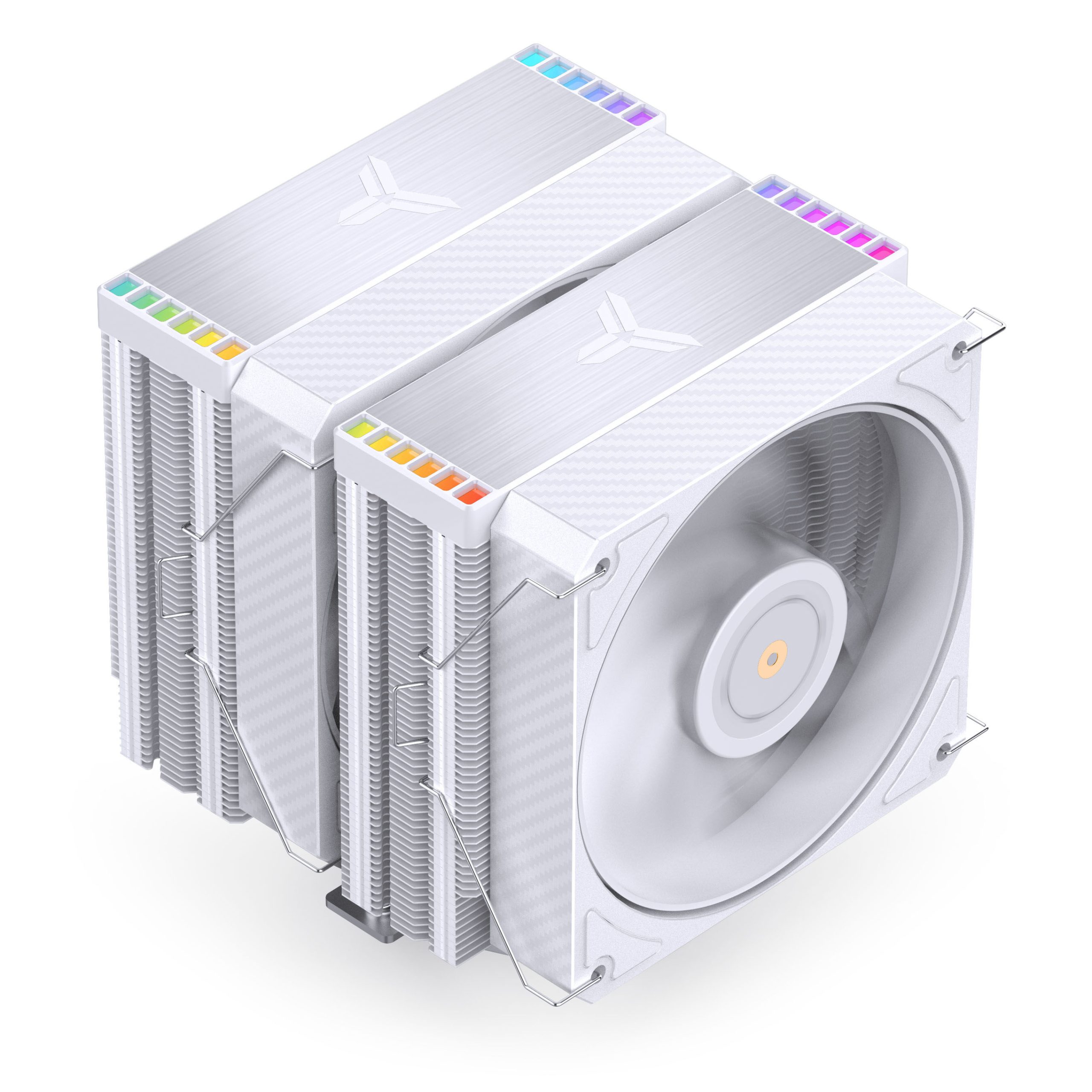 Jonsbo HX6280 CPU cooler, PWM, RGB - 130mm, white : image 1